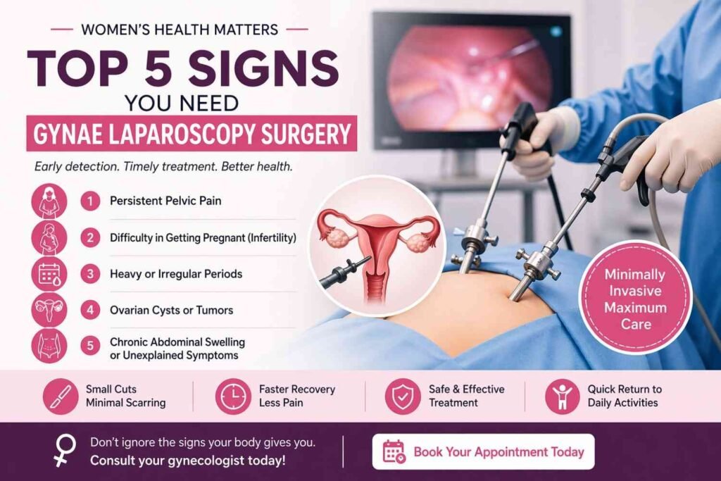 symptoms for laparoscopy surgery